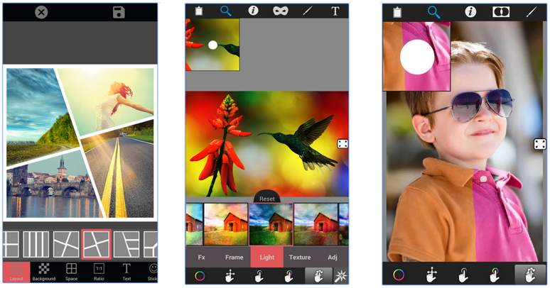 Efecto Color Editor de Fotos: aplicaciones para tomar fotografías en android