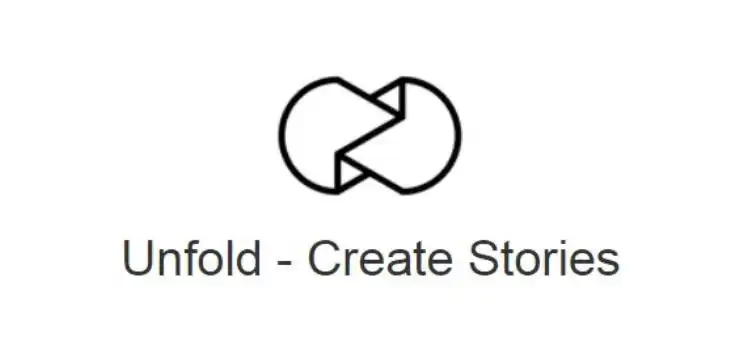 Herramientas para crear contenido Unfold para crear historias